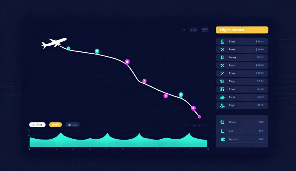 Flugbetriebs-Dashboard mit Routenkarte, Statusliste und Höhenprofil